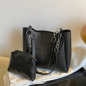 Contrast Elegant Shoulder Bag