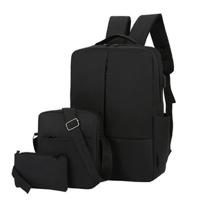 3 in 1 Men's Refined Laptop Bag Set