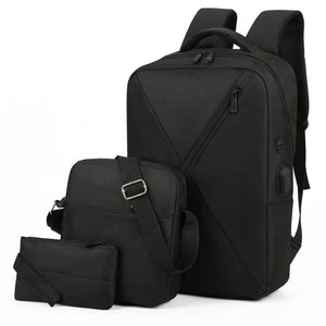 3 in 1 Men's Streamlined Laptop Bag Set