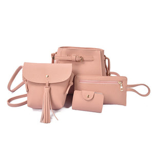 4 in 1 Style Harmony Leather Ladies' Bag