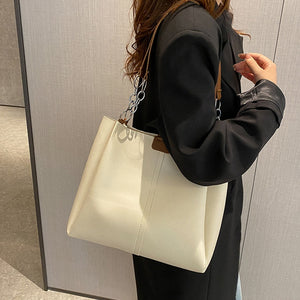 Contrast Elegant Shoulder Bag