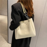 Contrast Elegant Shoulder Bag