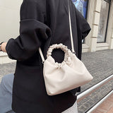 Stylish Ladies' Solid Color Bag