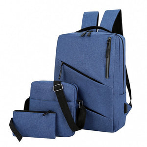 3 in 1 Urban Pro Men's Laptop Bag Set